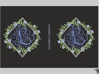 Forget Me Not Journal - Personalized, Monogram Initial - Lined Writing Journal