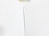 Forget Me Not Journal - Personalized, Monogram Initial - Lined Writing Journal