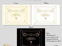 Wedding Guest Book with Mad Libs Pages - Personalized Vintage Style Prompted GuestBook