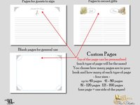 Peter Rabbit Custom Baby Shower Guest Book - Personalized Pages for Guest Messages, Gift List