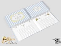 Peter Rabbit Custom Baby Shower Guest Book - Personalized Pages for Guest Messages, Gift List