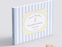 Peter Rabbit Custom Baby Shower Guest Book - Personalized Pages for Guest Messages, Gift List